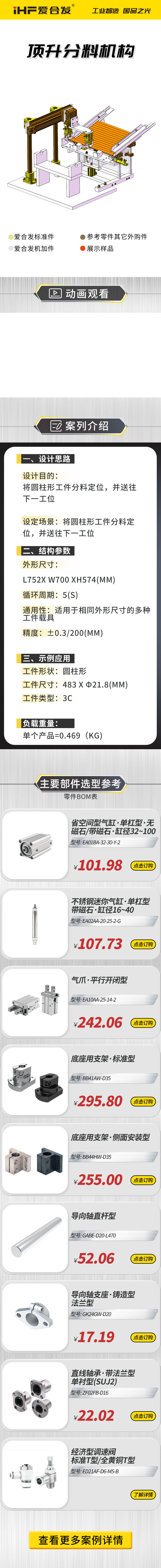 愛(ài)合發(fā)案例剖析：頂升分料機(jī)構(gòu)！